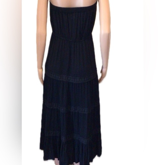 J For Justify Juniors Plus Black Boho Embroidered Strapless Dress Size 2X - Picture 3 of 6